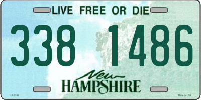 NH license plate 3381486