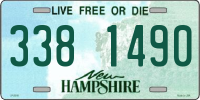 NH license plate 3381490
