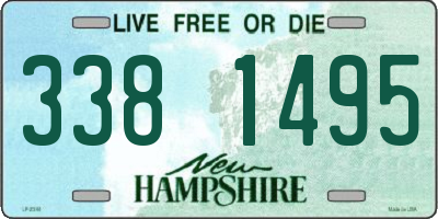 NH license plate 3381495