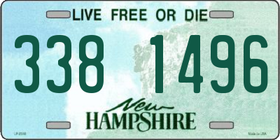 NH license plate 3381496
