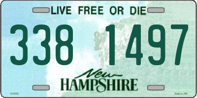 NH license plate 3381497