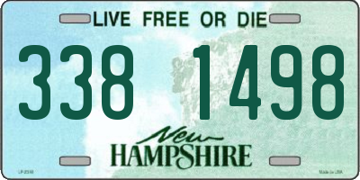 NH license plate 3381498