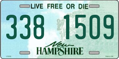 NH license plate 3381509