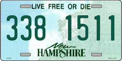 NH license plate 3381511