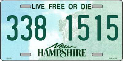 NH license plate 3381515