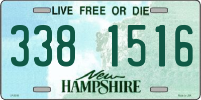 NH license plate 3381516