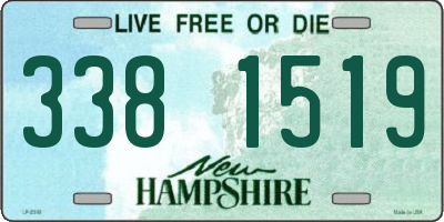 NH license plate 3381519