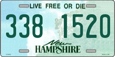 NH license plate 3381520