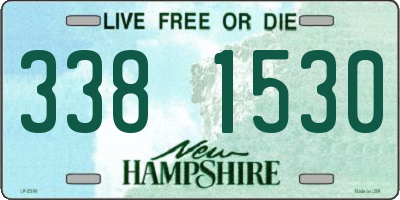 NH license plate 3381530