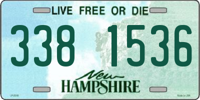 NH license plate 3381536