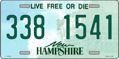 NH license plate 3381541