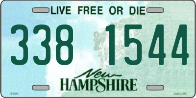 NH license plate 3381544