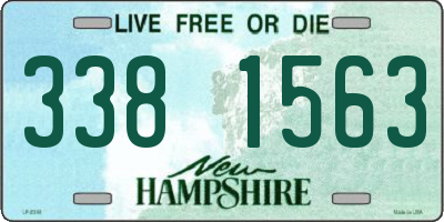 NH license plate 3381563