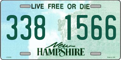 NH license plate 3381566