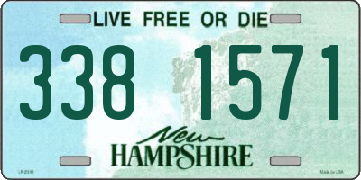 NH license plate 3381571