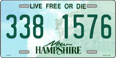 NH license plate 3381576