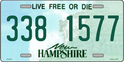 NH license plate 3381577