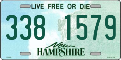 NH license plate 3381579