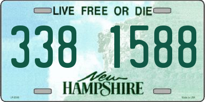 NH license plate 3381588