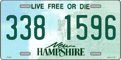 NH license plate 3381596