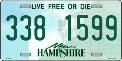 NH license plate 3381599