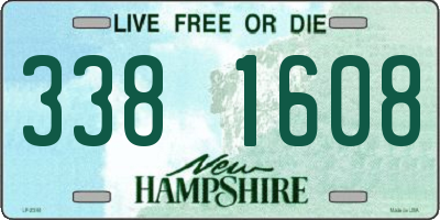 NH license plate 3381608