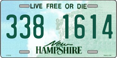 NH license plate 3381614