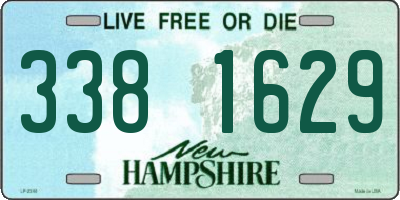 NH license plate 3381629