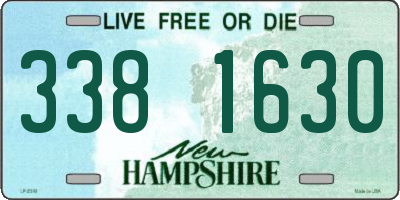 NH license plate 3381630