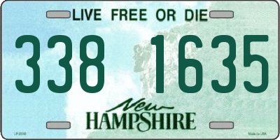 NH license plate 3381635