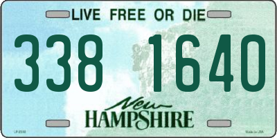 NH license plate 3381640