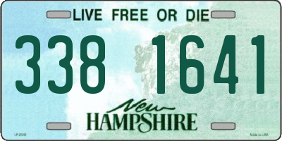 NH license plate 3381641