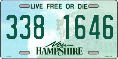 NH license plate 3381646