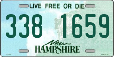 NH license plate 3381659