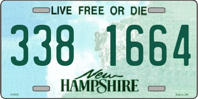 NH license plate 3381664
