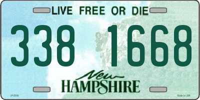NH license plate 3381668