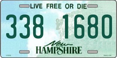 NH license plate 3381680