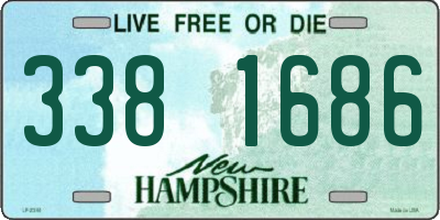 NH license plate 3381686