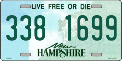 NH license plate 3381699