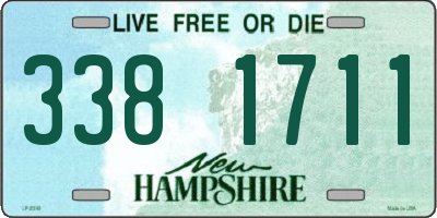 NH license plate 3381711