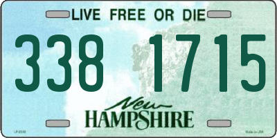 NH license plate 3381715
