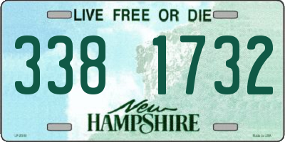 NH license plate 3381732