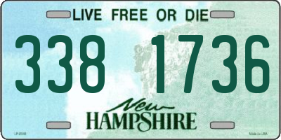 NH license plate 3381736