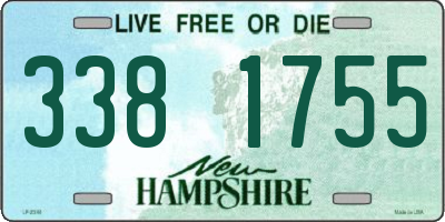 NH license plate 3381755