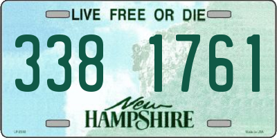 NH license plate 3381761