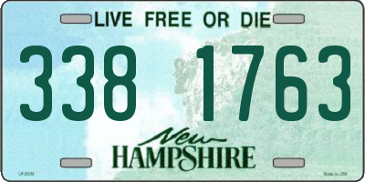 NH license plate 3381763