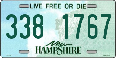 NH license plate 3381767