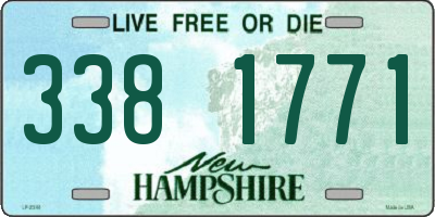 NH license plate 3381771