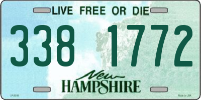 NH license plate 3381772