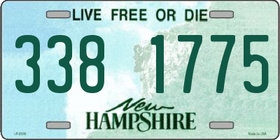 NH license plate 3381775